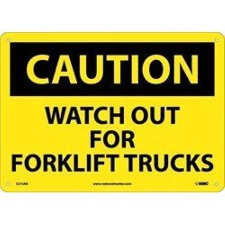 NMC CAUTION, WATCH OUT FOR FORK LIFT, C215R C215R